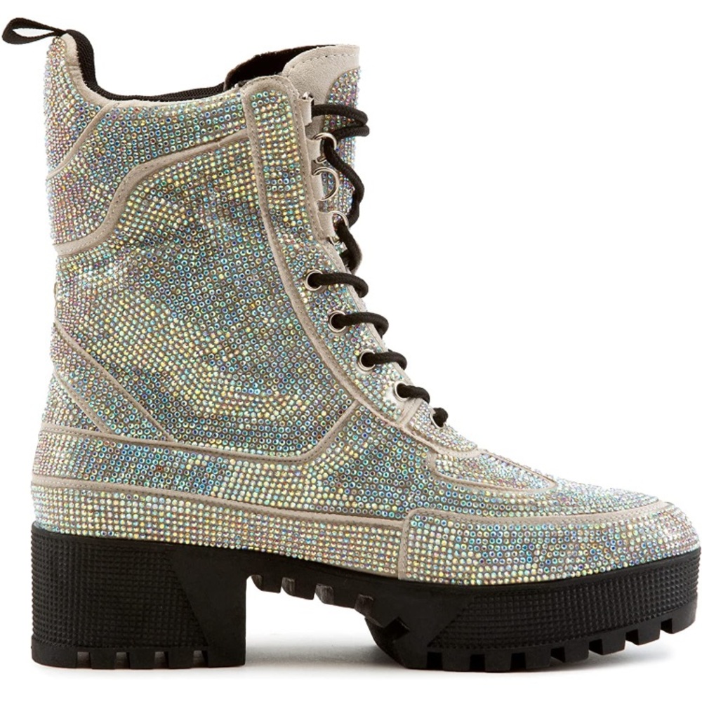 Bling Rhinestone high Ankle Boots